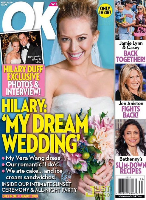 hilary duff wedding pics. Check out Hilary Duff as a